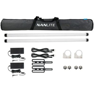 Kit de 2 tubes LED RGB Pavotube II 30X Nanlite - Publicité Kit de 2 tubes LED RGB Pavotube II 30X Nanlite - Publicité