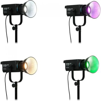 Nanlite FS-300C LED RGBW Spot Light - Kraftfull studiobelysning Nanlite FS-300C LED RGBW Spot Light - Kraftfull studiobelysning