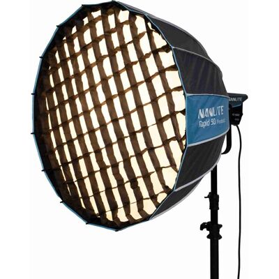 Nanlite SB-RP90 Softbox - Parabolique, 90cm, Monture Bowens - Publicité Nanlite SB-RP90 Softbox - Parabolique, 90cm, Monture Bowens - Publicité