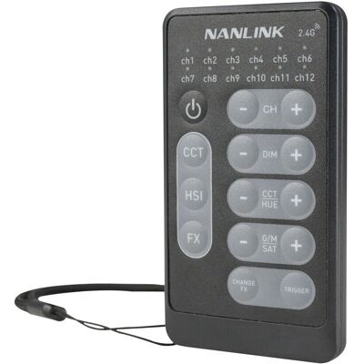 Uchwyt/dozór światła Nanlite WS-RC-C2 - Pilot zdalnego sterowania Uchwyt/dozór światła Nanlite WS-RC-C2 - Pilot zdalnego sterowania