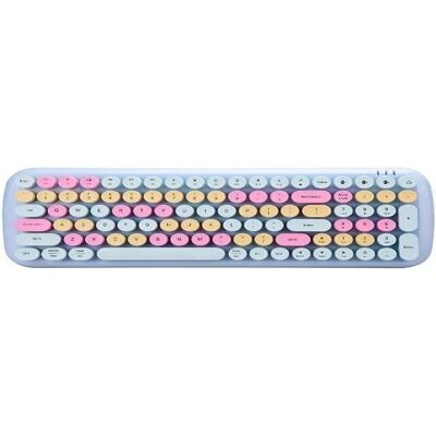 MOFII Blå Trådlös Tangentbord - Kompakt, 100 Tangenter MOFII Blå Trådlös Tangentbord - Kompakt, 100 Tangenter