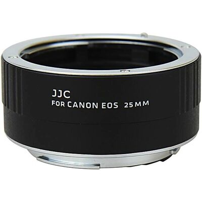 JJC Tube d'extension automatique pour Canon AET C25 - Convertisseur macro, Noir - Publicité JJC Tube d'extension automatique pour Canon AET C25 - Convertisseur macro, Noir - Publicité