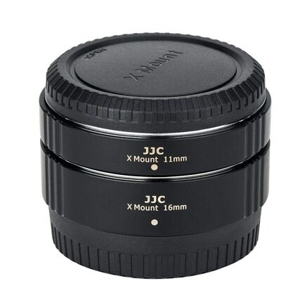 Anneaux d'extension macro JJC - 11mm, 16mm pour Fujifilm X Anneaux d'extension macro JJC - 11mm, 16mm pour Fujifilm X