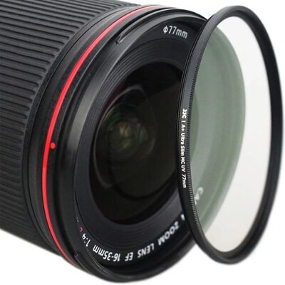 JJC Ultra Slim MC Filtre UV - 77mm - Filtre d'objectif, Noir JJC Ultra Slim MC Filtre UV - 77mm - Filtre d'objectif, Noir