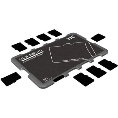 JJC MicroSD Kartenhülle - Kompakter Speicher für 10 Karten JJC MicroSD Kartenhülle - Kompakter Speicher für 10 Karten