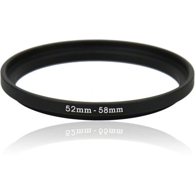 Anneau Adaptateur de Filtre Step-Up 52-58 mm JJC Anneau Adaptateur de Filtre Step-Up 52-58 mm JJC
