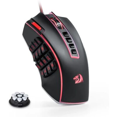 Ratón Gaming Redragon M990 - RGB, 32000 DPI, MMO, 23 Botones Ratón Gaming Redragon M990 - RGB, 32000 DPI, MMO, 23 Botones