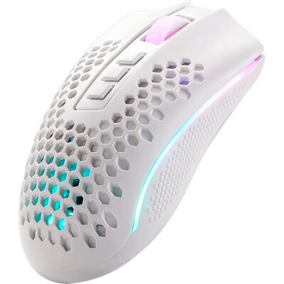Redragon M808 Storm Pro Weiß Kabellose Gaming-Maus - Drahtlos, Waben, 7 Tasten Redragon M808 Storm Pro Weiß Kabellose Gaming-Maus - Drahtlos, Waben, 7 Tasten