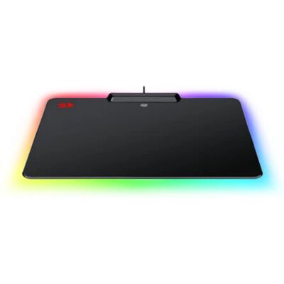 Tapis de souris gaming Redragon Epeius RGB - Noir, Translucide - Publicité Tapis de souris gaming Redragon Epeius RGB - Noir, Translucide - Publicité