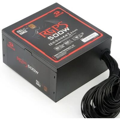 Fuente Redragon RGPS500W - 80 Plus Bronze Fuente Redragon RGPS500W - 80 Plus Bronze