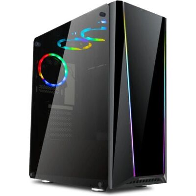 Redragon Tailgate Gc702 PC-Gehäuse - Temperiertes Glas, RGB-Lüfter, Wasserkühlung Redragon Tailgate Gc702 PC-Gehäuse - Temperiertes Glas, RGB-Lüfter, Wasserkühlung