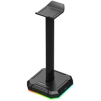 Redragon Headset-Ständer - RGB, Aluminium, 4 USB, Schwarz Redragon Headset-Ständer - RGB, Aluminium, 4 USB, Schwarz