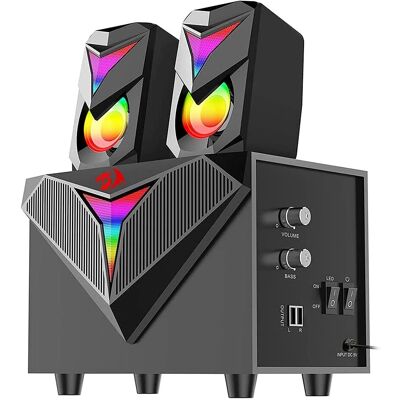 Głośniki komputerowe Redragon GS700 Kompakt 2.1 - Czarny Głośniki komputerowe Redragon GS700 Kompakt 2.1 - Czarny