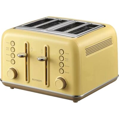 Buydeem 4-Scheiben Edelstahl Toaster Buydeem 4-Scheiben Edelstahl Toaster