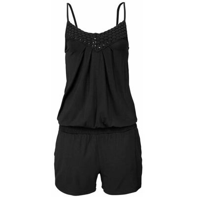LASCANA Modell 42 V-Ausschnitt Flechtdetail Kurzer Jumpsuit LASCANA Modell 42 V-Ausschnitt Flechtdetail Kurzer Jumpsuit