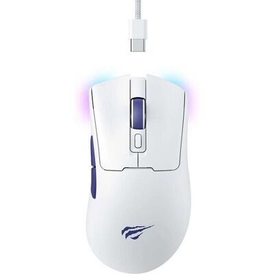 Havit MS966WB Kabellose Gaming-Maus - 10000 DPI, Weiß Havit MS966WB Kabellose Gaming-Maus - 10000 DPI, Weiß
