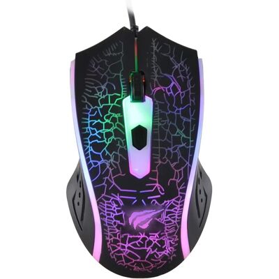 Souris Gaming Havit Gamenote MS736 - RGB, 800-1200 DPI - Publicité Souris Gaming Havit Gamenote MS736 - RGB, 800-1200 DPI - Publicité