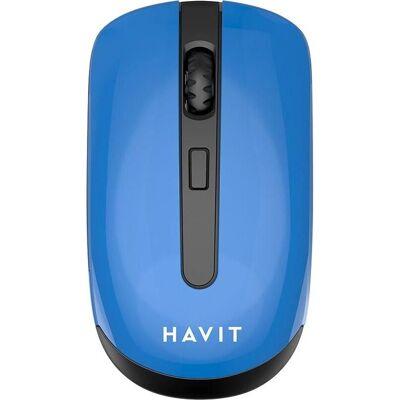 Havit kabellose Maus HV-MS989GT - 2,4 GHz, Blau, 4 Tasten Havit kabellose Maus HV-MS989GT - 2,4 GHz, Blau, 4 Tasten