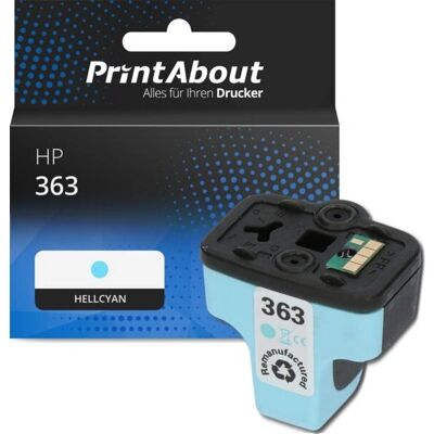 PrintAbout HP 363 Cyan Druckerpatrone - Tintenpatrone PrintAbout HP 363 Cyan Druckerpatrone - Tintenpatrone