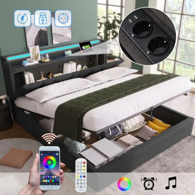 OKWISH - Letto imbottito 140x200 - Cama OKWISH - Letto imbottito 140x200 - Cama