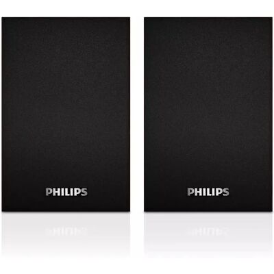 Haut-parleur filaire 2 voies Philips SPA20/00 - Publicité Haut-parleur filaire 2 voies Philips SPA20/00 - Publicité