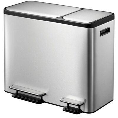 EKO - Ecocasa 3 Section - Stainless Steel - Recycling Bin EKO - Ecocasa 3 Section - Stainless Steel - Recycling Bin