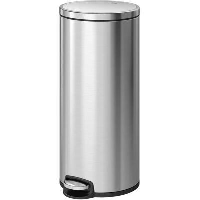 EKO Eva Kitchen Bin Pedal Rubbish Bin - 30L - Stainless Steel EKO Eva Kitchen Bin Pedal Rubbish Bin - 30L - Stainless Steel