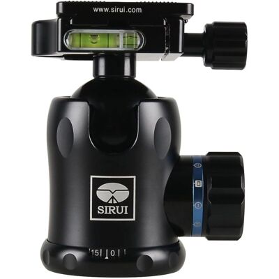 Tête de trépied Sirui K-30II - Panoramique 360°, supporte 30kg, Arca Swiss Tête de trépied Sirui K-30II - Panoramique 360°, supporte 30kg, Arca Swiss