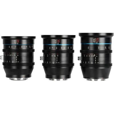 Kit d'objectifs caméra Sirui - Macro 24/35/50mm T2 - Plein Format - Publicité Kit d'objectifs caméra Sirui - Macro 24/35/50mm T2 - Plein Format - Publicité