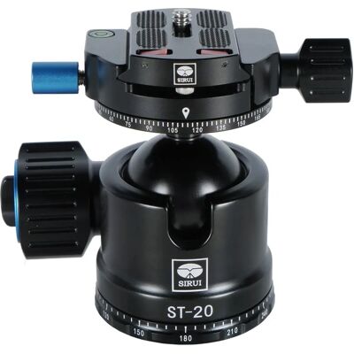 Tête de trépied Sirui ST-20 - Supporte 35kg - Noir Tête de trépied Sirui ST-20 - Supporte 35kg - Noir