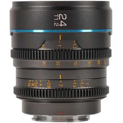 Sirui Night Walker 24mm T1.2 Cine Objektiv - Manuelle Fokussierung, APS-C, Grau Sirui Night Walker 24mm T1.2 Cine Objektiv - Manuelle Fokussierung, APS-C, Grau