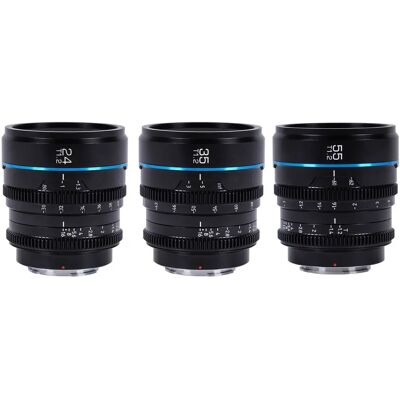 Sirui Nightwalker 24mm, 35mm, 55mm T1.2 - Set Lenzen Cinema Sirui Nightwalker 24mm, 35mm, 55mm T1.2 - Set Lenzen Cinema