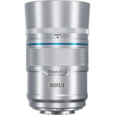 SIRUI 75mm F1.2 Autofocus Telephoto Camera Lens for X-Mount - Silver SIRUI 75mm F1.2 Autofocus Telephoto Camera Lens for X-Mount - Silver