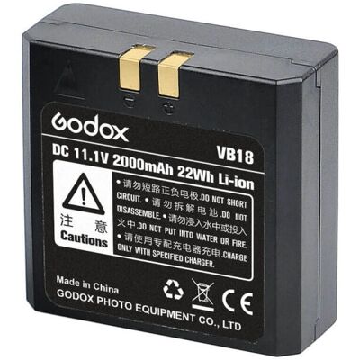 Godox V860/V850 Akku - Wiederaufladbar Li-Ion, 2000mAh Godox V860/V850 Akku - Wiederaufladbar Li-Ion, 2000mAh