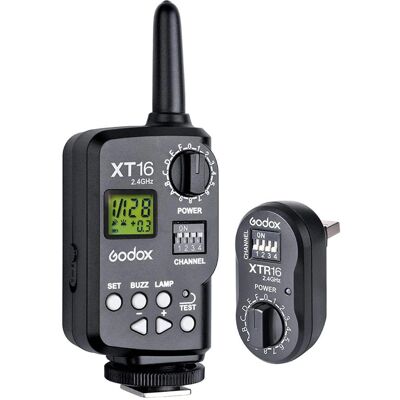Godox XT-16 Funk-Blitzsteuerung - 16 Kanäle - 50m Reichweite Godox XT-16 Funk-Blitzsteuerung - 16 Kanäle - 50m Reichweite