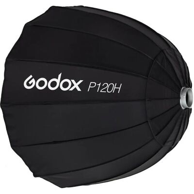 Softbox parabole Godox Mount Bowens P120H - Softbox + Réflecteur - Publicité Softbox parabole Godox Mount Bowens P120H - Softbox + Réflecteur - Publicité