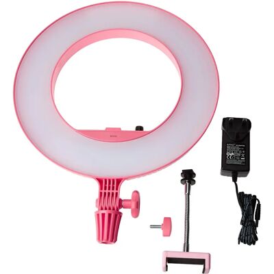 Godox LR180 LED Ring Light Pink - Social Media & Vlogging - Weiches schattenloses Licht Godox LR180 LED Ring Light Pink - Social Media & Vlogging - Weiches schattenloses Licht