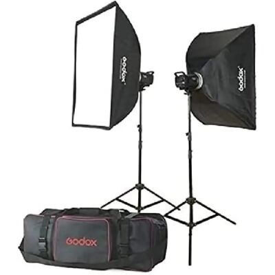Godox MS300 Studio-Kit - 300 W, Softbox, Fernbedienung Godox MS300 Studio-Kit - 300 W, Softbox, Fernbedienung