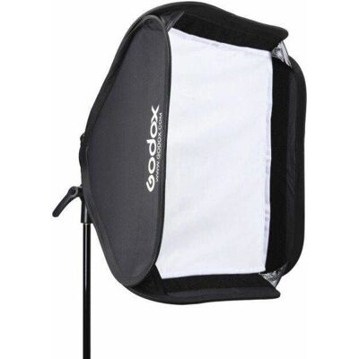 Godox Tragbares Softbox-Set - 60x60cm, S2 Support, Tragetasche Godox Tragbares Softbox-Set - 60x60cm, S2 Support, Tragetasche