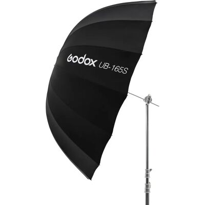 Godox UB-165S parabolikus esernyő - Ezüst és fekete stúdiófényhez Godox UB-165S parabolikus esernyő - Ezüst és fekete stúdiófényhez