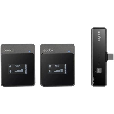 Godox MoveLink UC2 Drahtloses Dual Mikrofon System - USB-C Godox MoveLink UC2 Drahtloses Dual Mikrofon System - USB-C