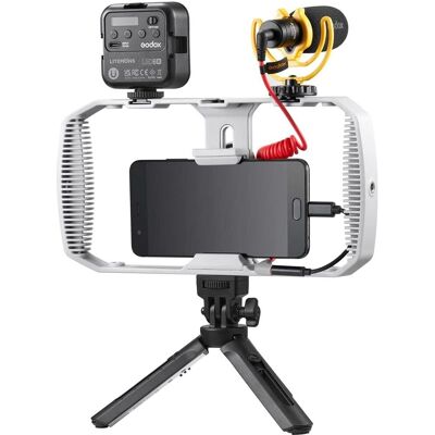 Godox Vlogging Kit VK1-UC - Smartphone Content Creation Kit Godox Vlogging Kit VK1-UC - Smartphone Content Creation Kit