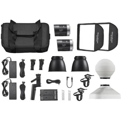 Kit d'éclairage vidéo LED Godox ML30Bi-K2 - Deux projecteurs, 2800-6500K ajustable Kit d'éclairage vidéo LED Godox ML30Bi-K2 - Deux projecteurs, 2800-6500K ajustable