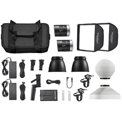 Godox ML30 Készlet - Kompakt LED-világítás, 5600K, dimmable Godox ML30 Készlet - Kompakt LED-világítás, 5600K, dimmable