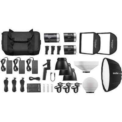 Godox ML-KIT1 - Lichtset 1x ML60, 2x ML30 Godox ML-KIT1 - Lichtset 1x ML60, 2x ML30