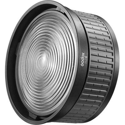 Lentille Fresnel Godox FLS8 - Faisceau ajustable - Accessoire studio photo Lentille Fresnel Godox FLS8 - Faisceau ajustable - Accessoire studio photo