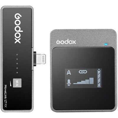 Godox MoveLink LT1 Vezeték nélküli Mikrofon Rendszer - iOS Lightning Godox MoveLink LT1 Vezeték nélküli Mikrofon Rendszer - iOS Lightning