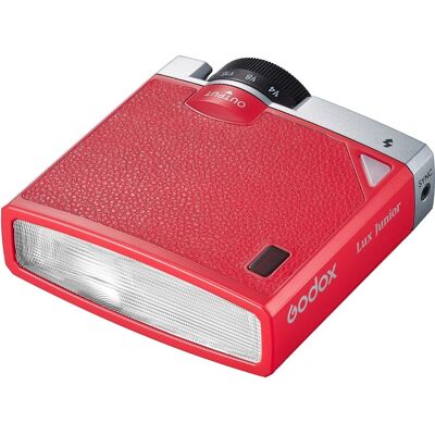 Godox Lux Junior Retro Lampa błyskowa - Czerwony - Lampa błyskowa Godox Lux Junior Retro Lampa błyskowa - Czerwony - Lampa błyskowa