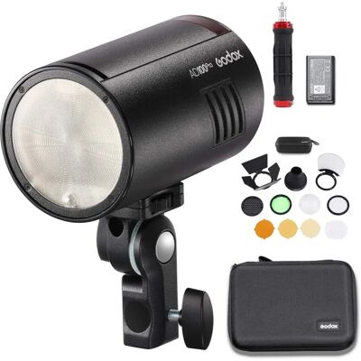 Godox Witstro AD100Pro Gris - Flash de Studio - Publicité Godox Witstro AD100Pro Gris - Flash de Studio - Publicité