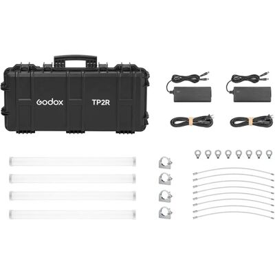Godox TP2R-K4 4-lys RGB cső szett - Stúdióvilágítás Godox TP2R-K4 4-lys RGB cső szett - Stúdióvilágítás